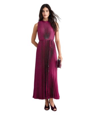 Women's Simara Pleated A-Line Midi Dress