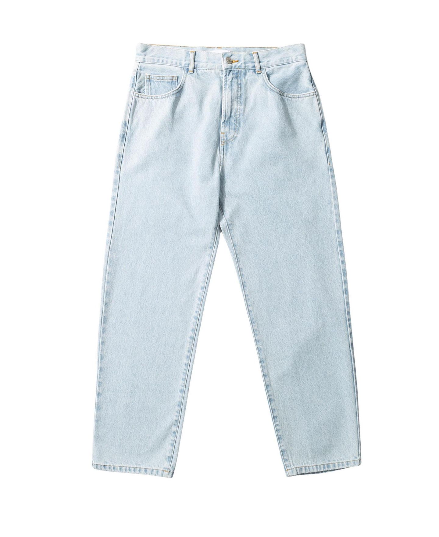 Мужские джинсы Edmmond Studios Light Wash Relaxed-Fit, цвет: Выбеленный — фото 5