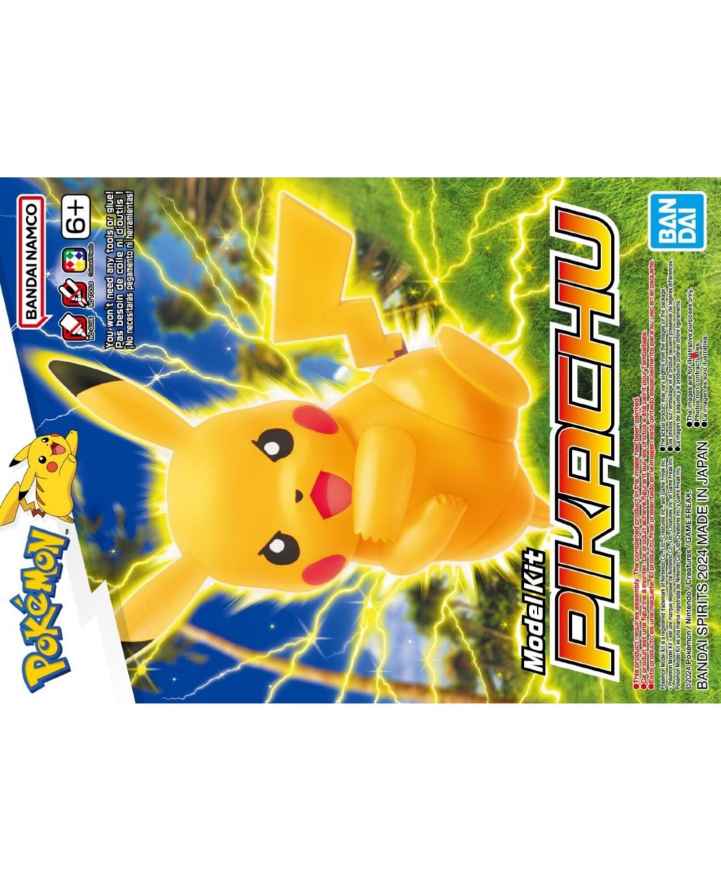 Детские фигурки Bandai Pikachu Quick-Build Model Kit, Ages 6+ — фото 3