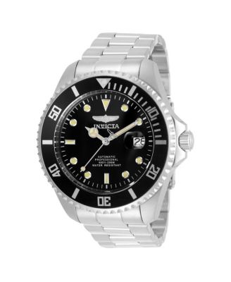 Men's Automatic Pro Diver 3 Hand Stainless Steel Watch, 47mm