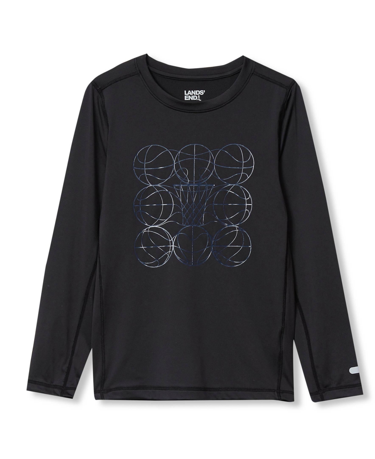 Lands' End Boys' 4-20 Active Long-Sleeve Graphic T-Shirt