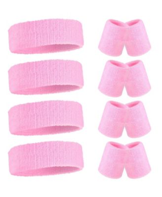 12 Piece Workout Headband Wristband Set for Men Women