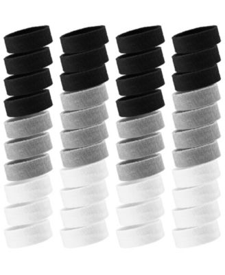 42 Pack Terry Cloth Athletic Headbands Sweat Absorbing For Sports Yoga Outdoor Activities