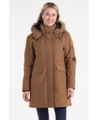 Women's Water Resistant Hooded Insulated Parka