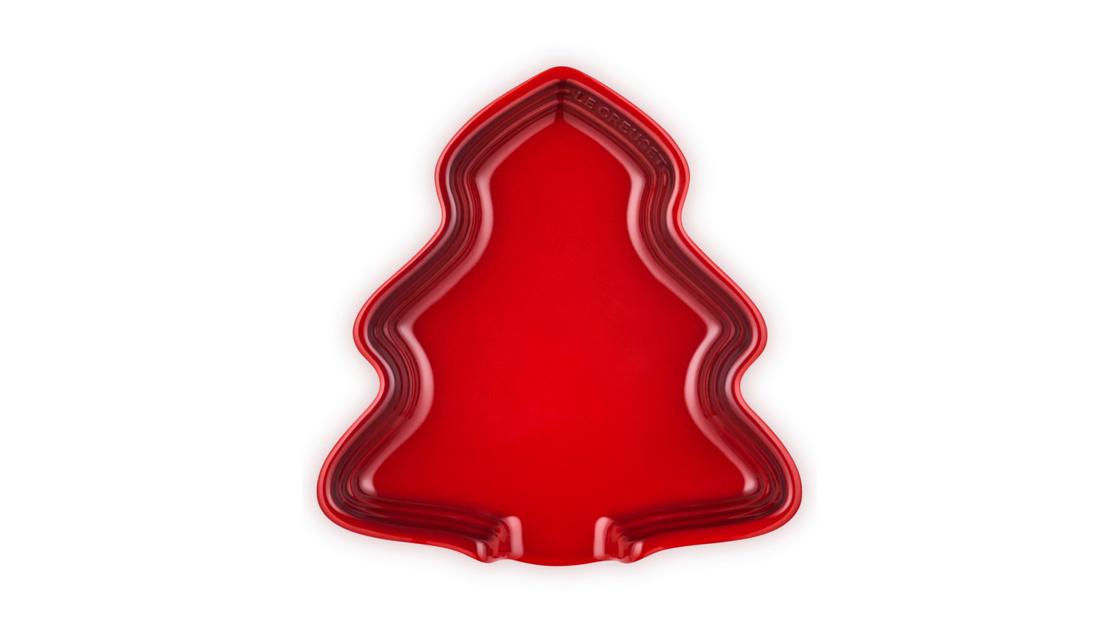 Le Creuset Stoneware Noel Collection 5.5" Tree Spoon Rest