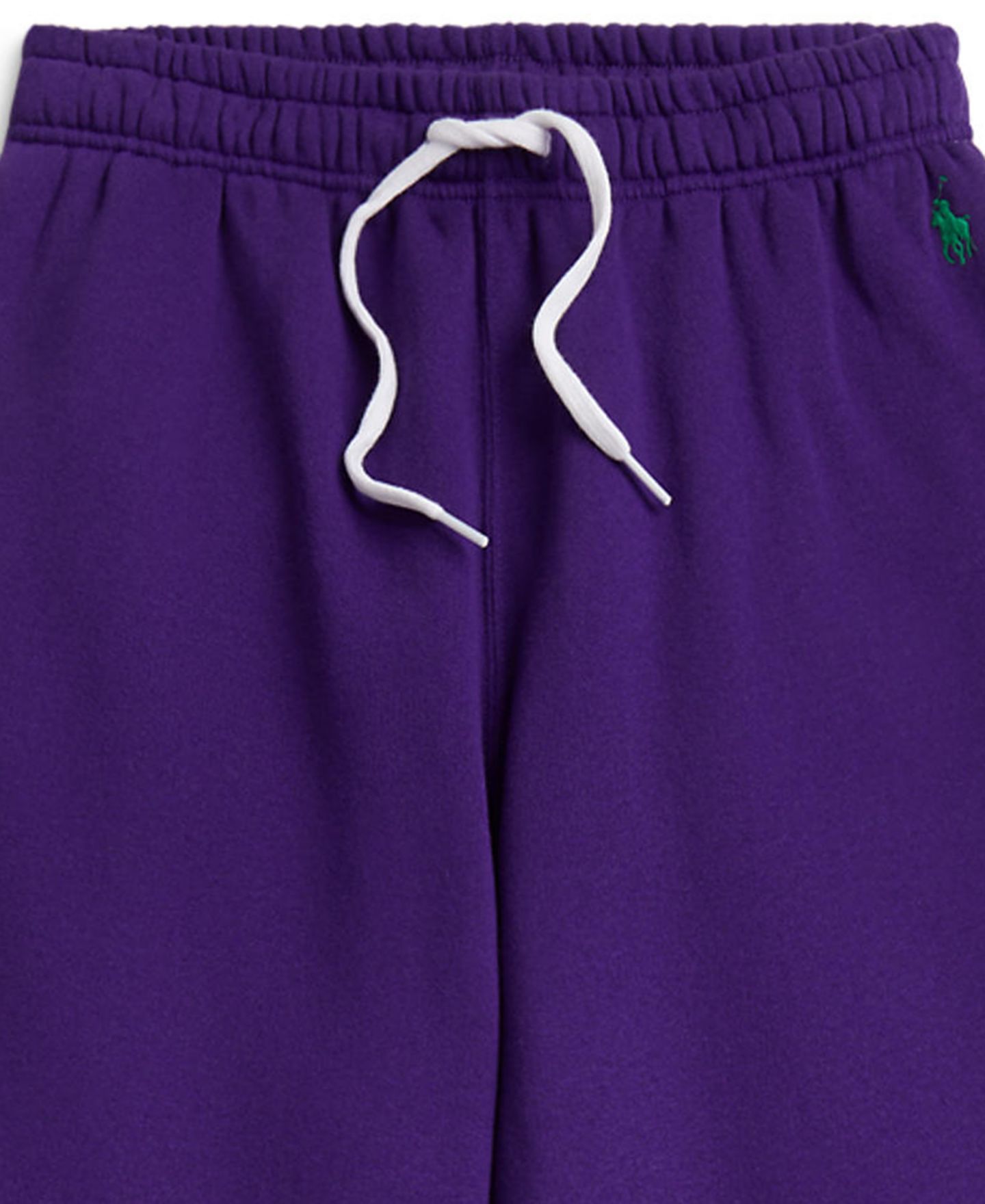 Женские брюки Polo Ralph Lauren Drawstring Fleece Wide-Leg Sweatpant, цвет: Фиолетовый — фото 3