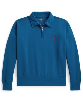 Polo Ralph Lauren Women's Fleece Quarter-Zip - Macy's