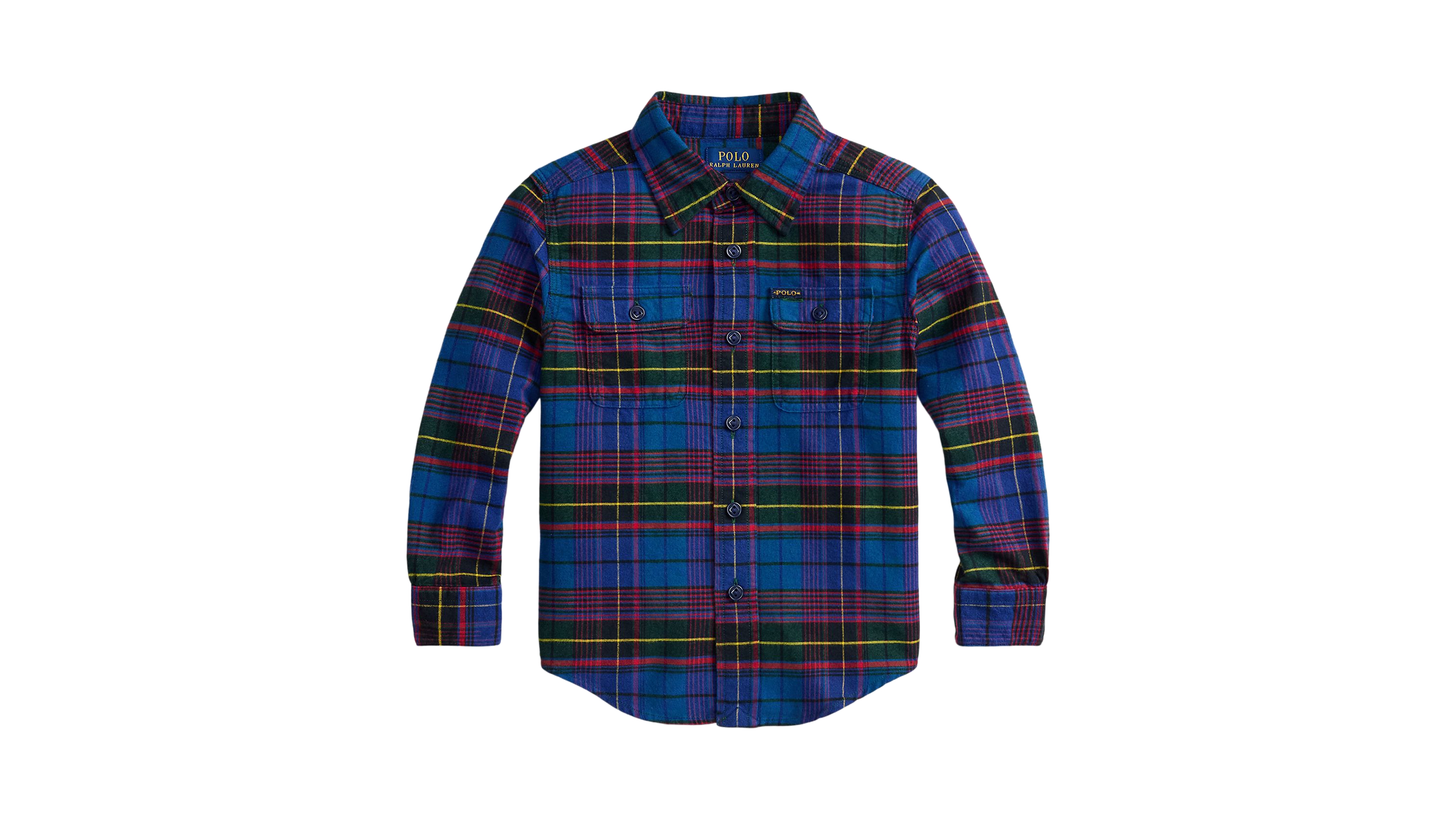 Polo Ralph Lauren Boys' 2T-7 Plaid Long-Sleeve Oxford Workshirt
