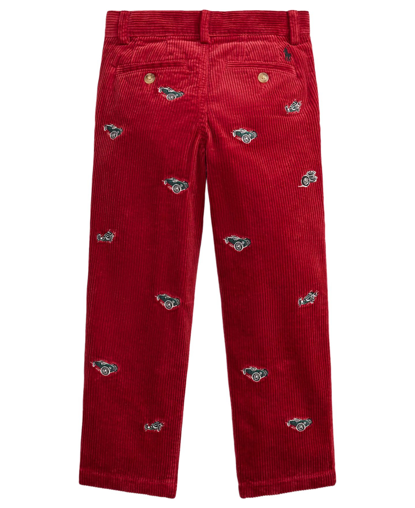 Брюки Polo Ralph Lauren Bedford Corduroy Straight-Fit Pants для мальчиков, цвет: Красный — фото 5
