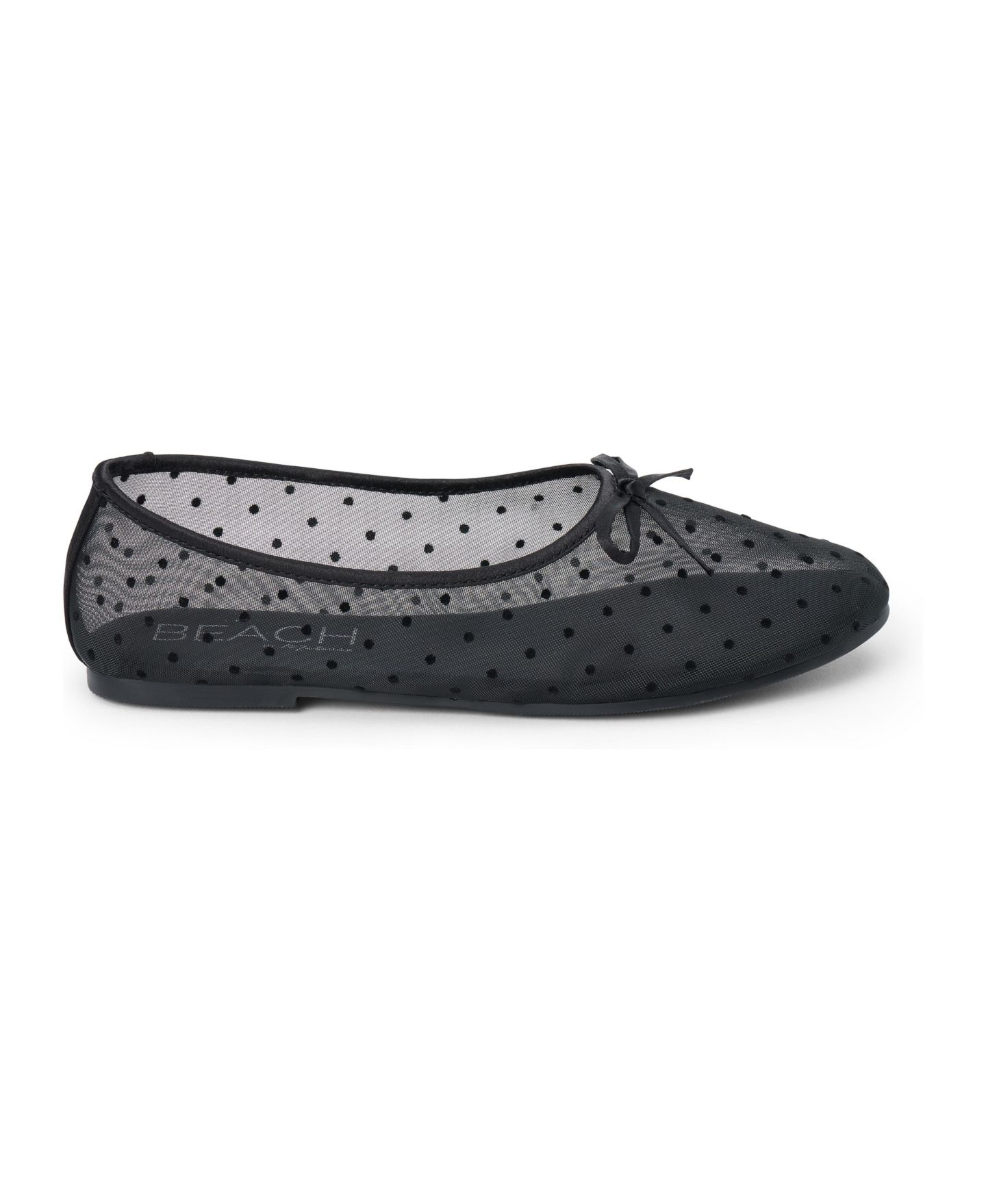 Женские балетки BEACH by Matisse Jerzy Ballet Flat, цвет: Чёрный сетчатый — фото 3