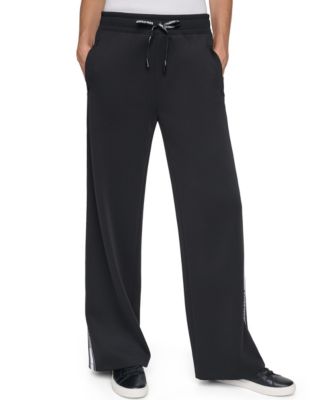Women's Scuba Logo-Tape Wide-Leg Jogger