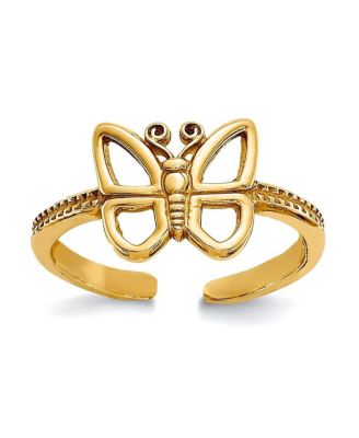 Butterfly Adjustable Toe Ring