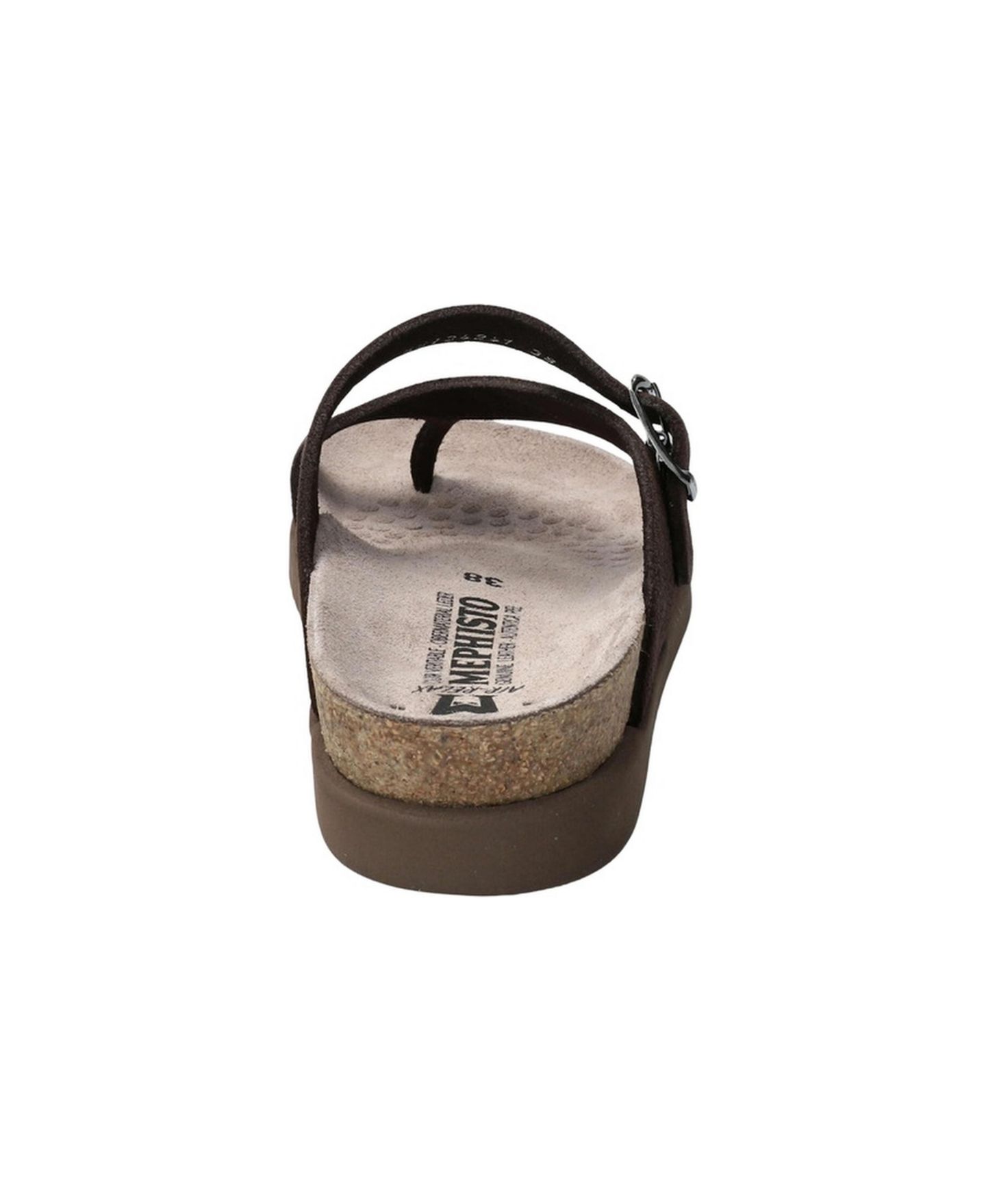 Женские сандалии Mephisto Helen Classics Suede Arch-Support, цвет: Тёмный коричневый — фото 3