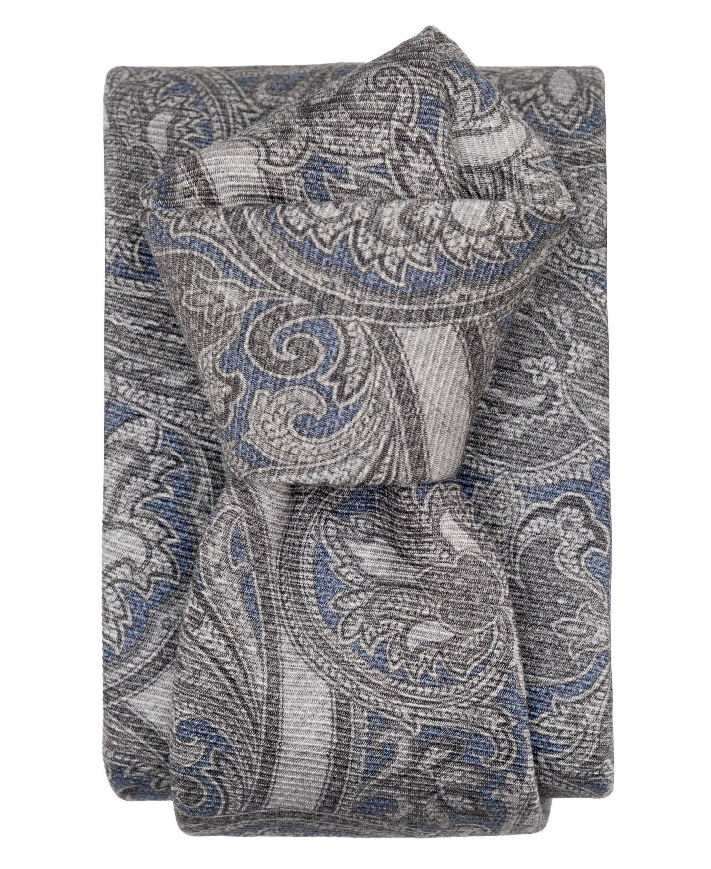Мужские галстуки Elizabetta San Marco - Printed Silk Tie, цвет: Синий — фото 2
