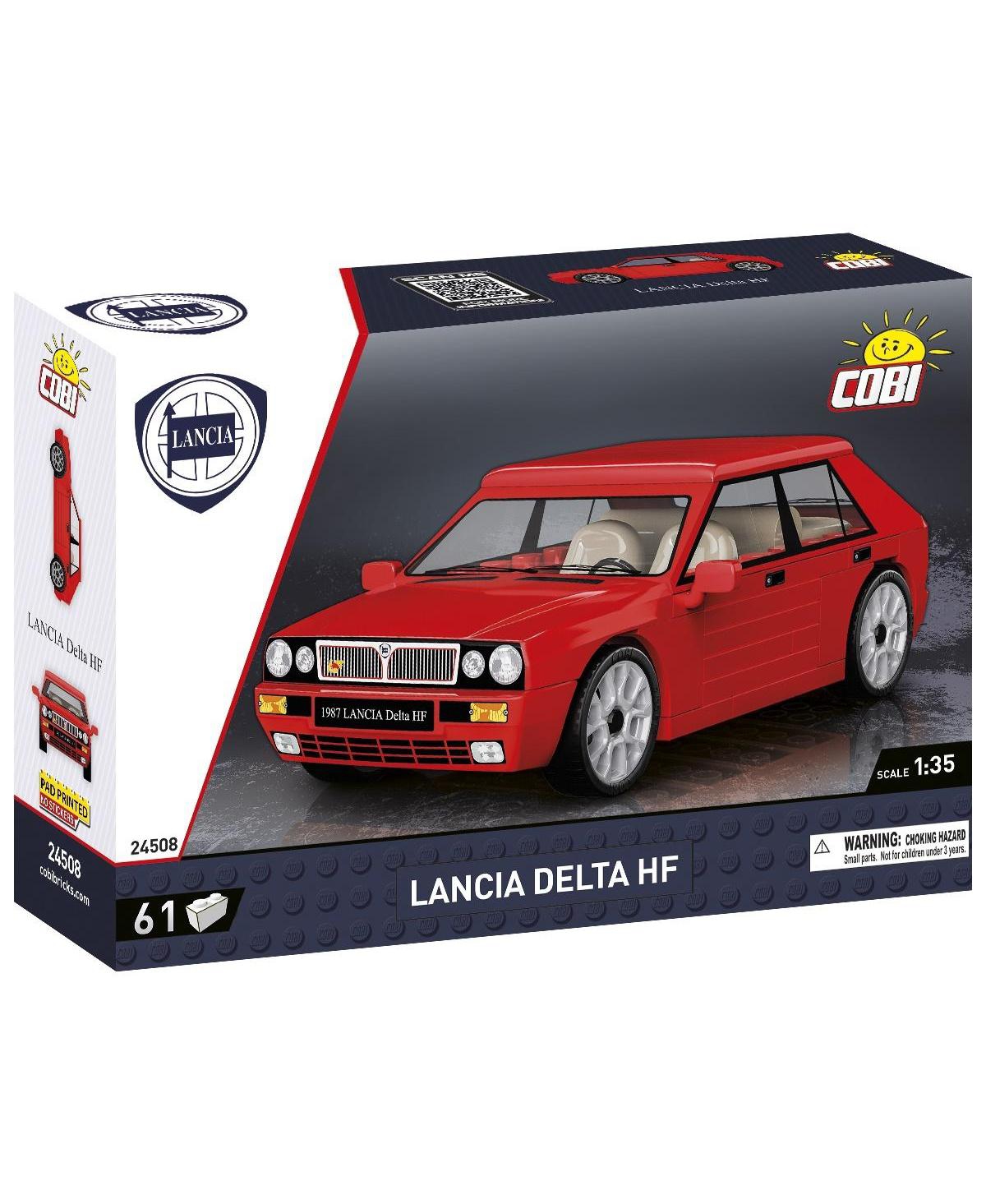 Cobi 1987 Lancia Delta Hf 61-Piece Building Set, Ages 6+
