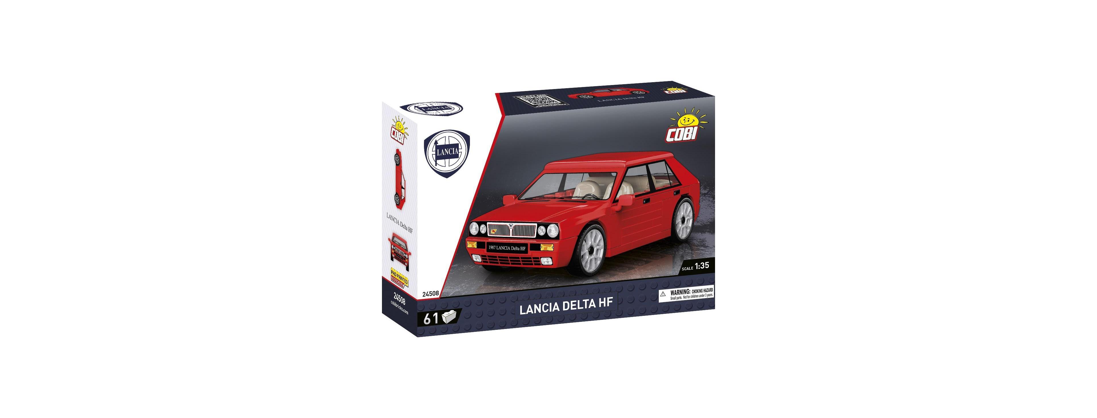 Cobi 1987 Lancia Delta Hf 61-Piece Building Set, Ages 6+
