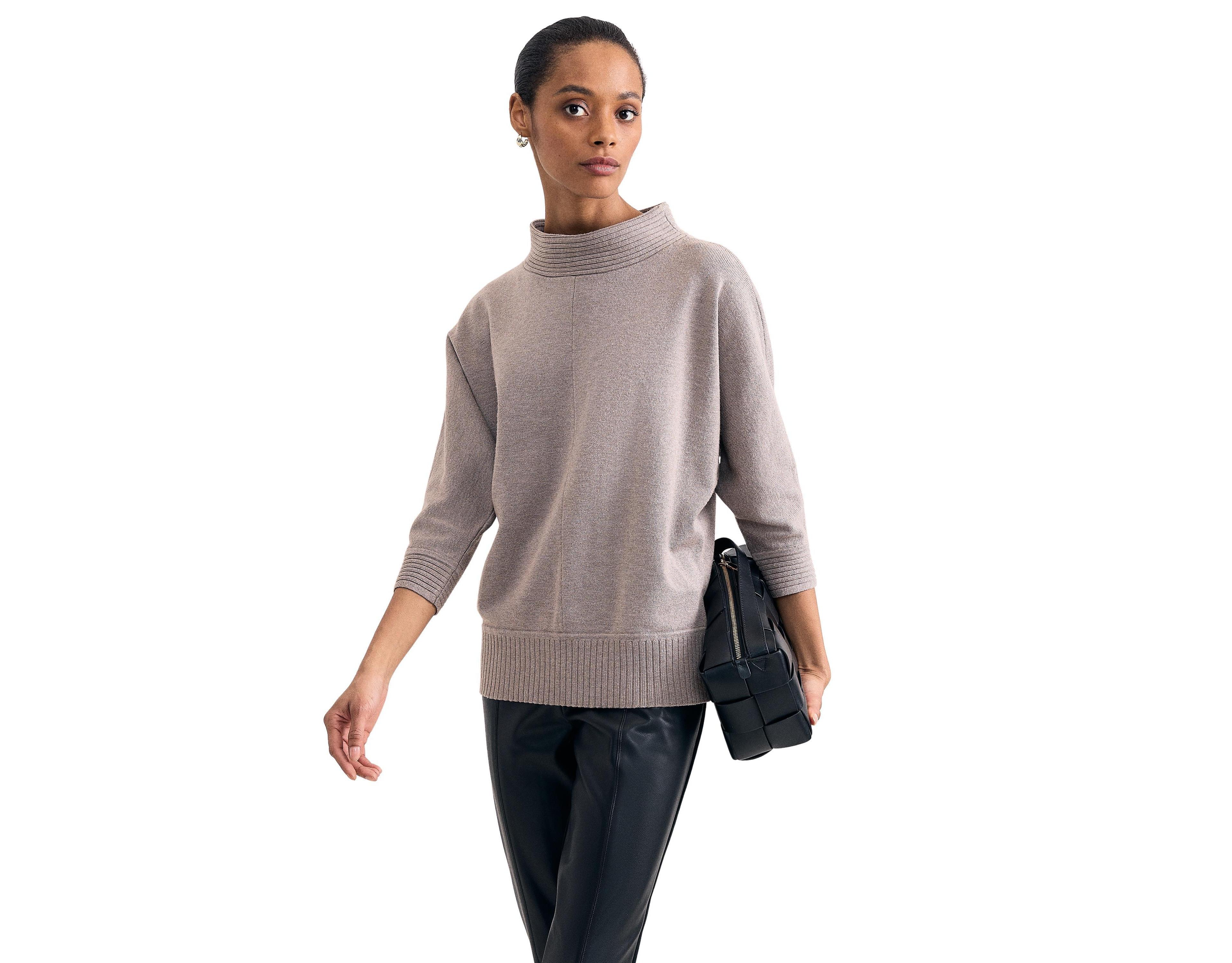 Phase Eight Women's Salima Funnel-Neck 3/4-Sleeve Sweater