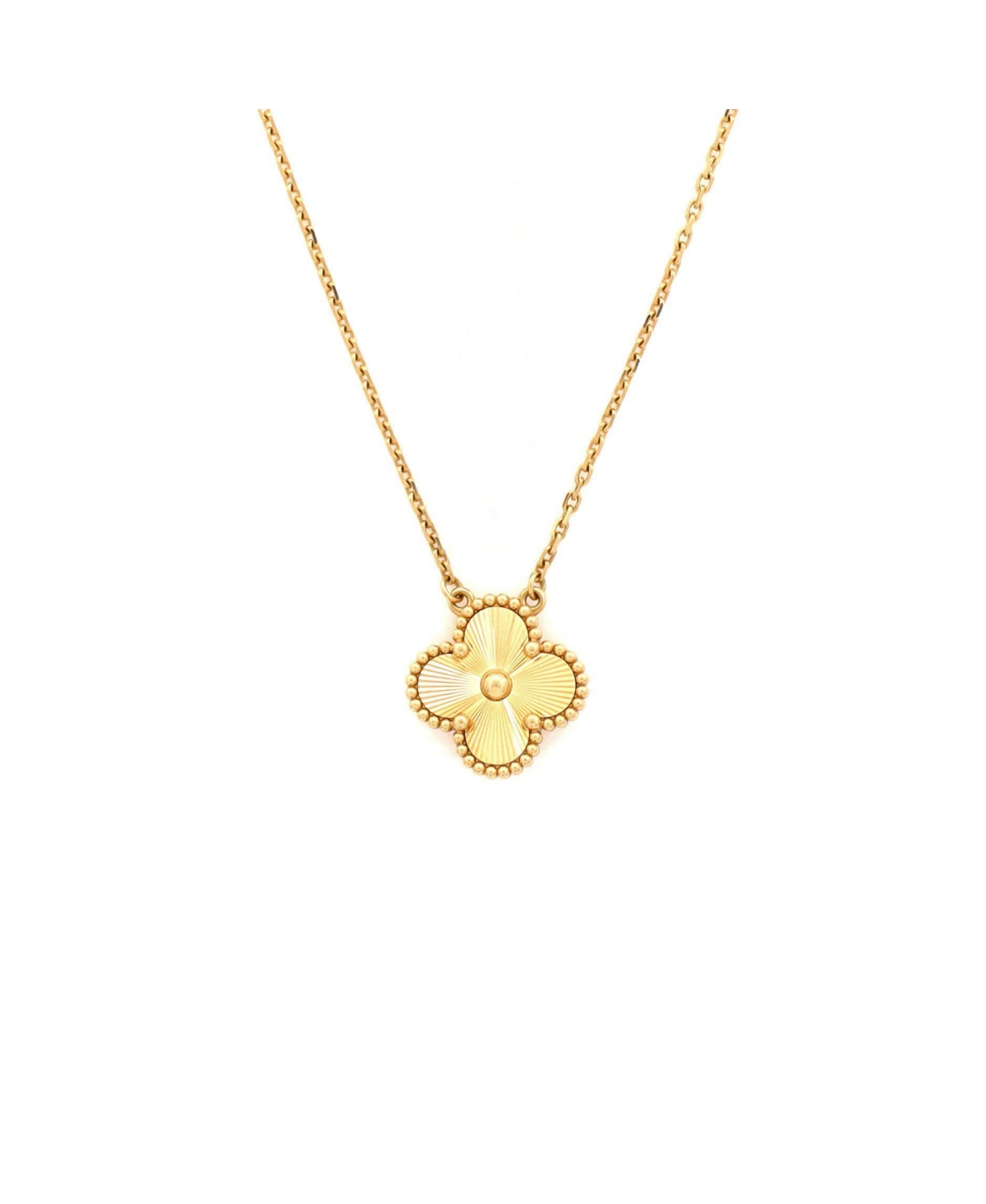Pre-Owned Van Cleef and Arpels Vintage Alhambra Pendant Necklace - 18k yellow gold