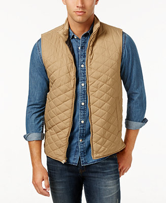 Weatherproof Vintage Men's Quilted Vest, Classic Fit - Macy's