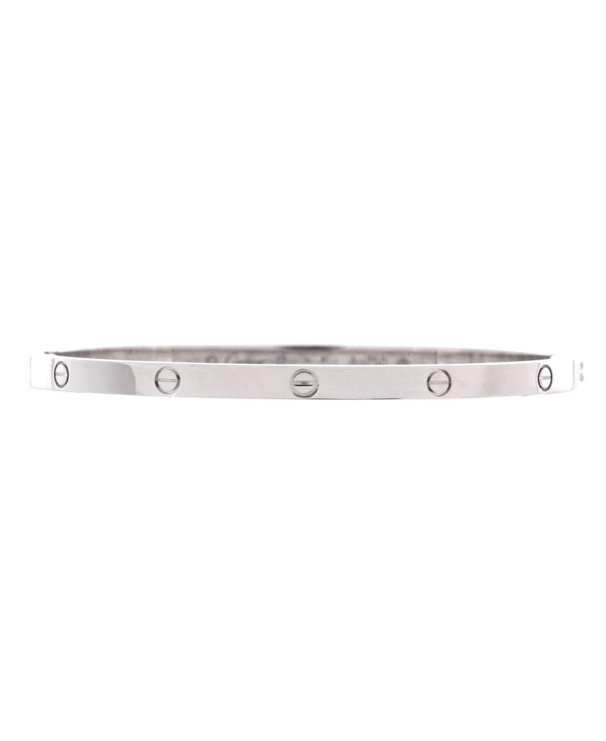 Pre-Owned Cartier Love Bangle in 18K White Gold - 18k white gold
