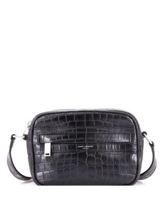 Mini Camp Camera Bag Embossed Leather