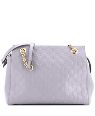 Women's Medium Soft Signature Leather Shoulder Bag