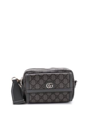 Mini Ophidia Front Pocket Camera Bag GG Coated Canvas