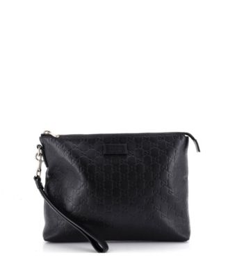 Signature Guccissima Leather Wristlet