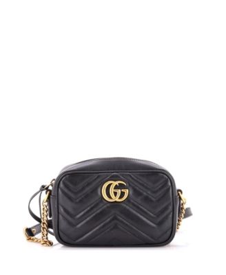 GG Marmont Mini Leather Shoulder Bag