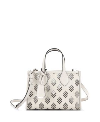 Small Convertible Tote GG Debossed Laser Cut Leather