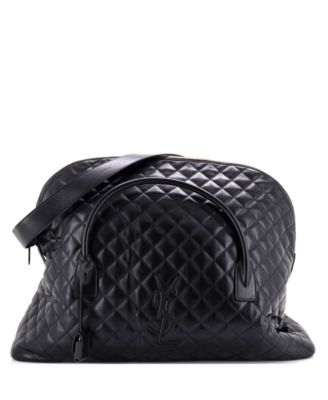 ES Giant Travel Bag Quilted Leather