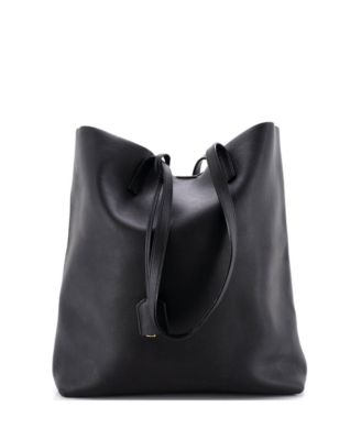 Tall Shopper Tote Leather