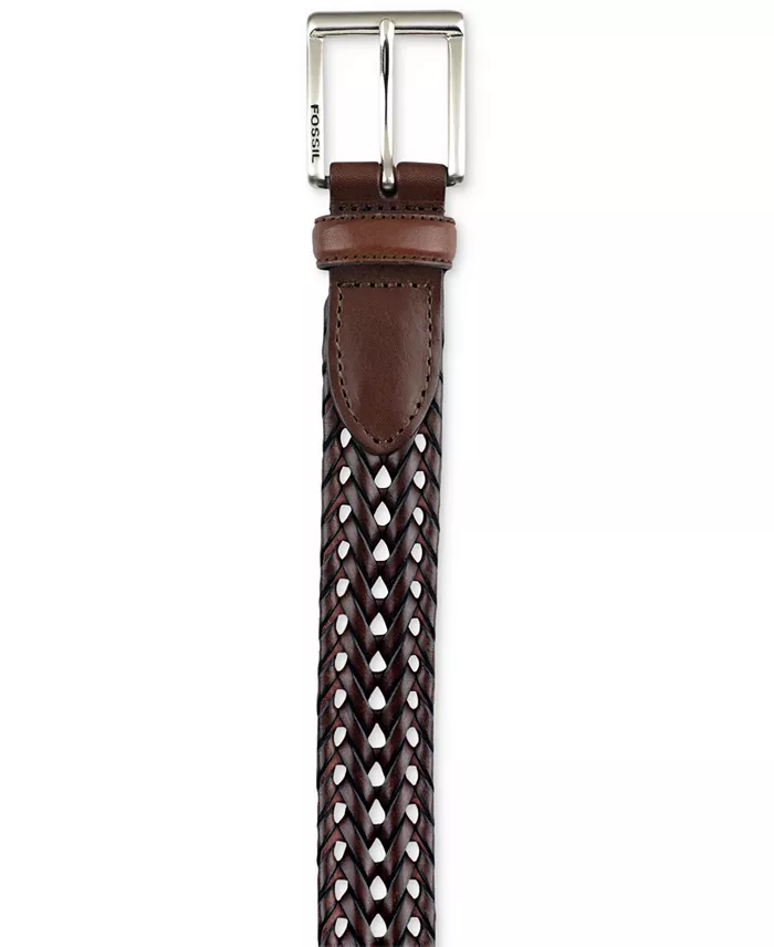 Myles Braid Leather Belt - thumbnail 2