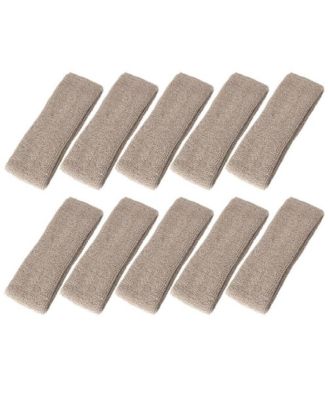 10 Pack Cotton Sports Headbands Sweat Absorbent For Workout Gym Outdoor Activities