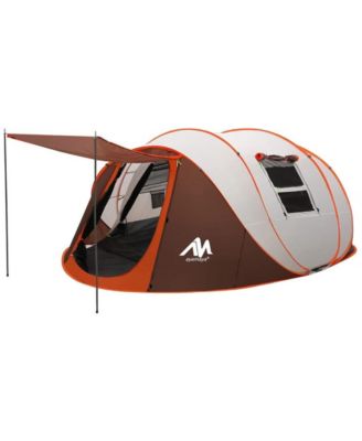 Adobe XL instant pop-up family tent for 4-6 people, waterproof with front vestibule, double-layer protection and quick, hassle-free setup.