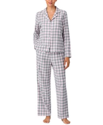 Women's Notch Collar & Long Pant Pajama set