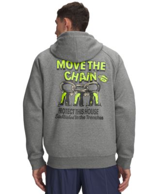 Men's Rival Fleece Full-Zip Graphic Hoodie