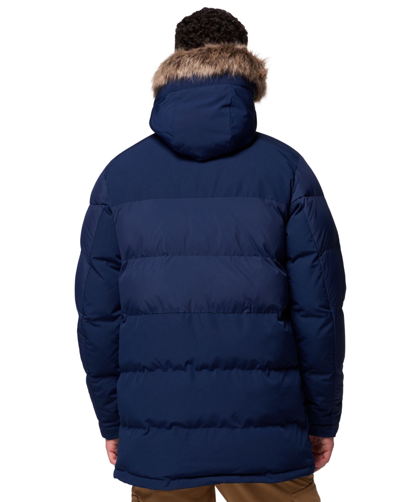 Мужская куртка Columbia Marquam Peak Fusion II Parka, цвет: Тёмно-синий — фото 7