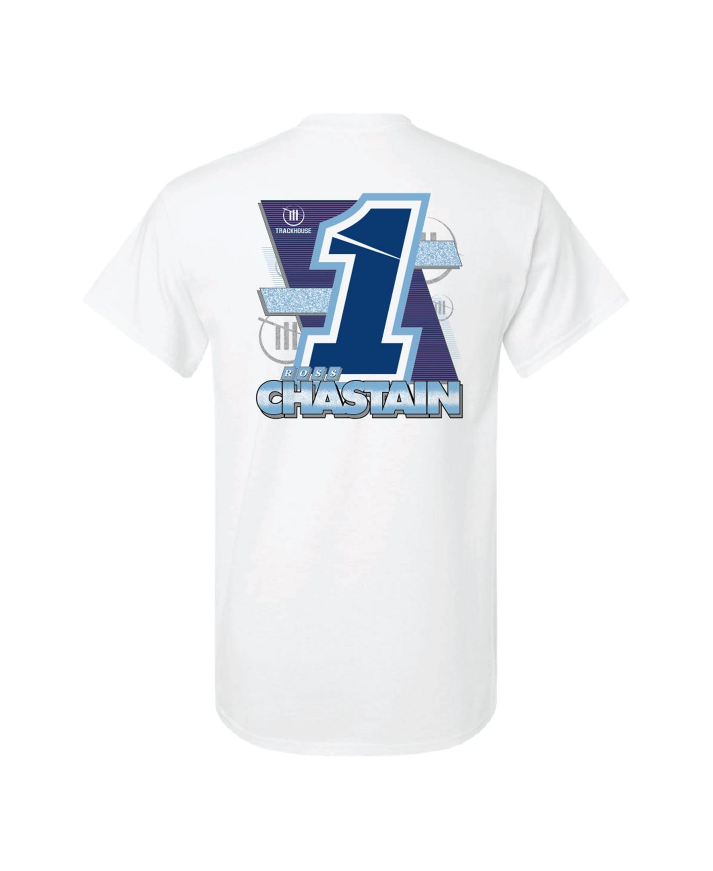 Мужская футболка Trackhouse Racing Team Collection White Ross Chastain 2026 Busch Light — фото 2