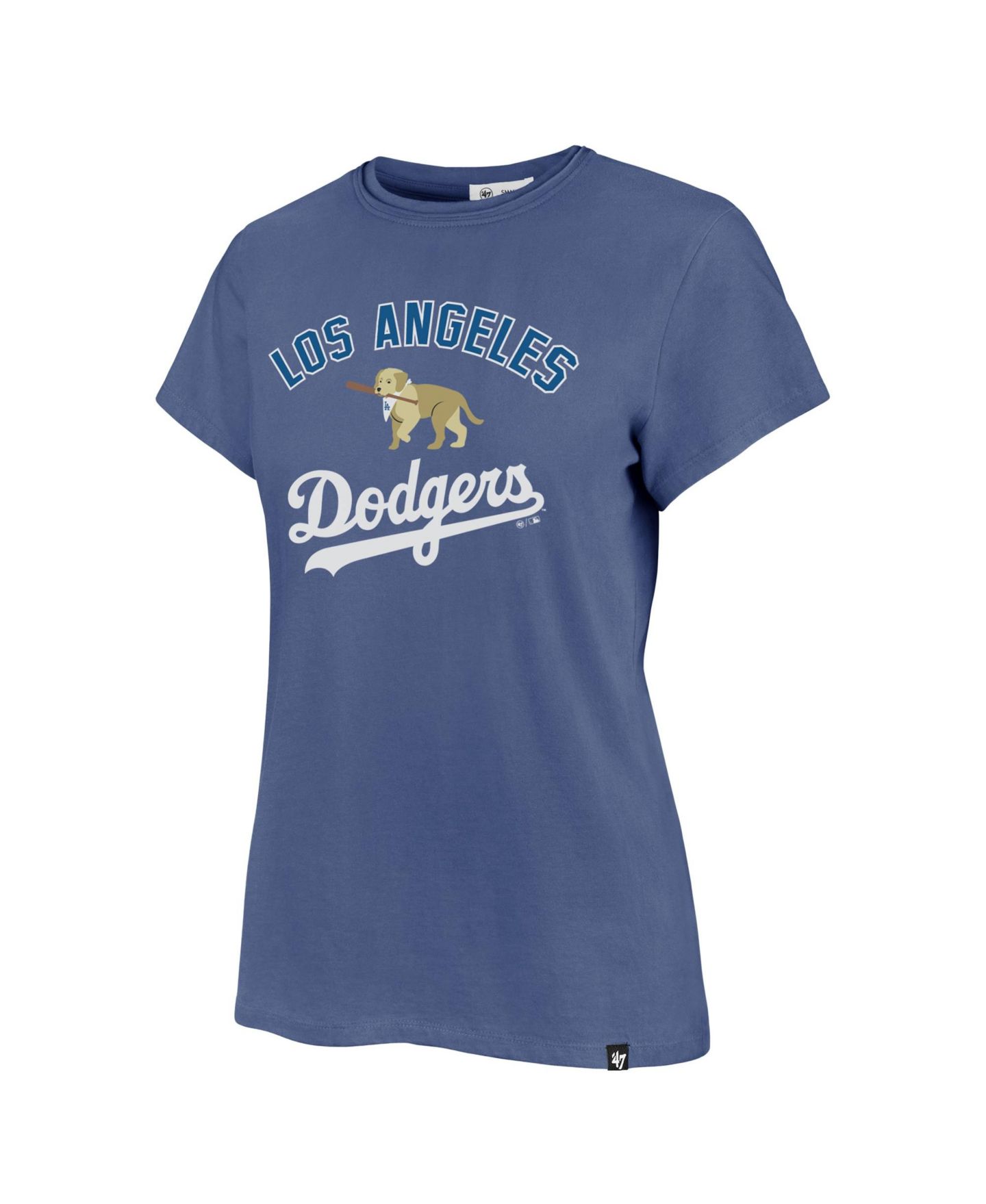 Женская футболка '47 Brand Royal Los Angeles Dodgers Regional Frankie — фото 3