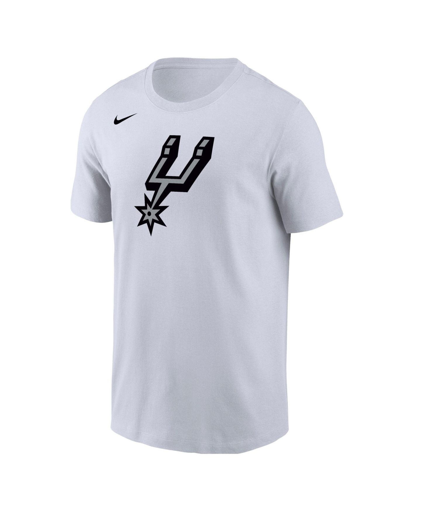 Мужская футболка Nike White San Antonio Spurs Logo — фото 3