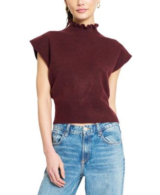 Women's Kate Ruffled-Collar Dolman Sweater