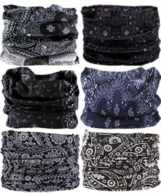 Polyester Neck Gaiter Headband Face Mask Magic Scarf Bandana