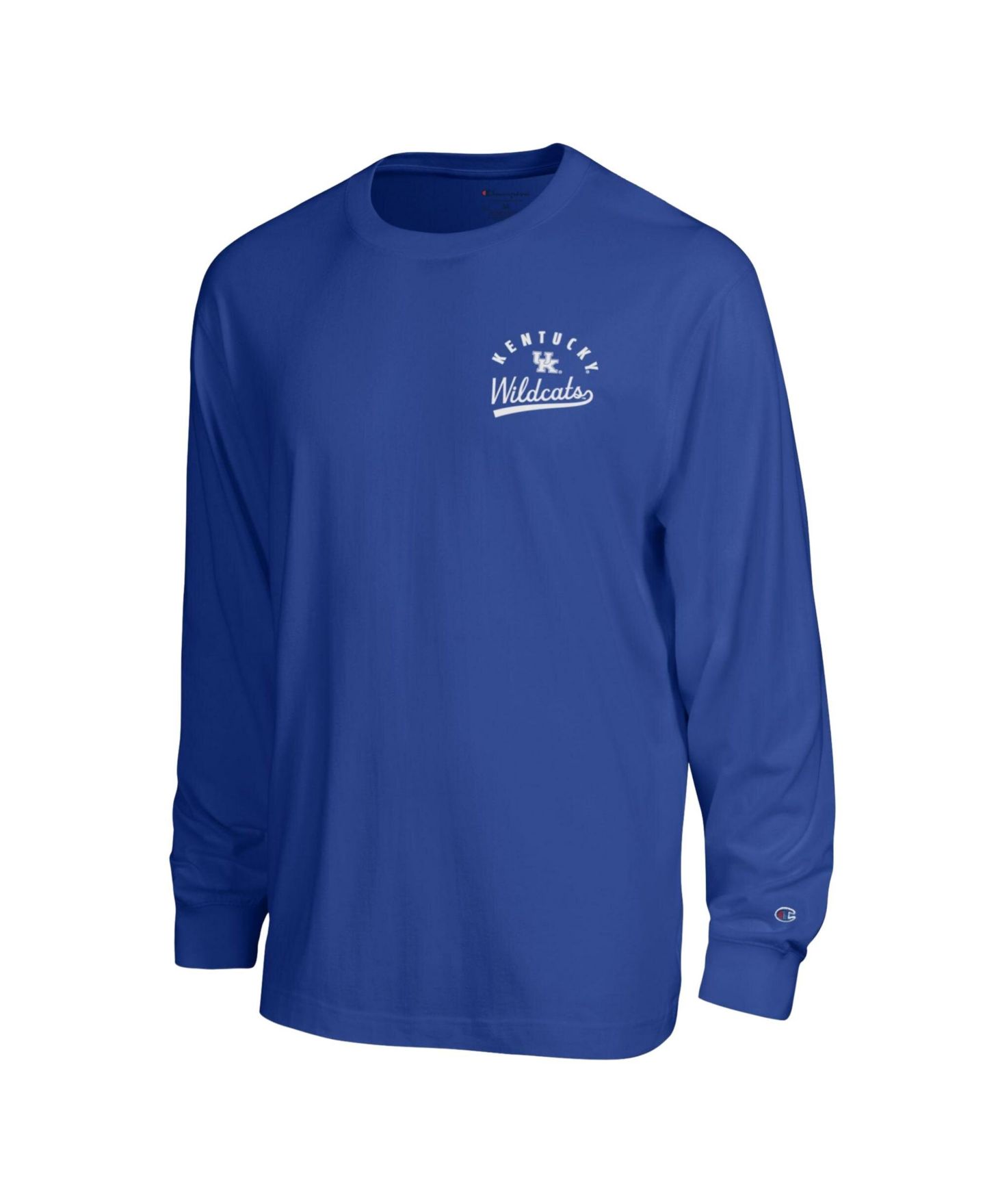 Мужская футболка Champion Royal Kentucky Wildcats Laminated All-Star Long Sleeve — фото 3