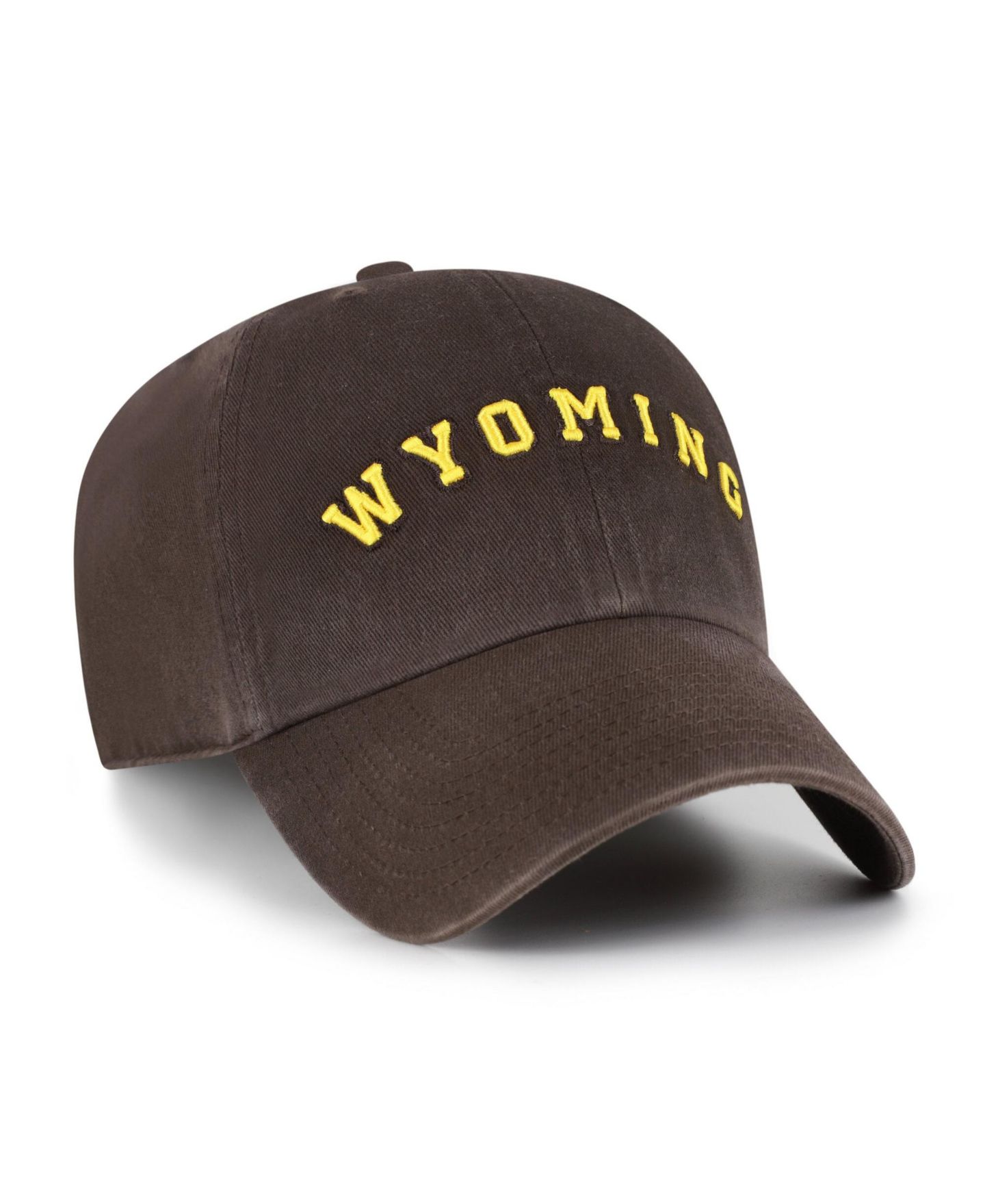 Мужская кепка '47 Brand Brown Wyoming Cowboys Vault Clean Up Adjustable Hat — фото 3