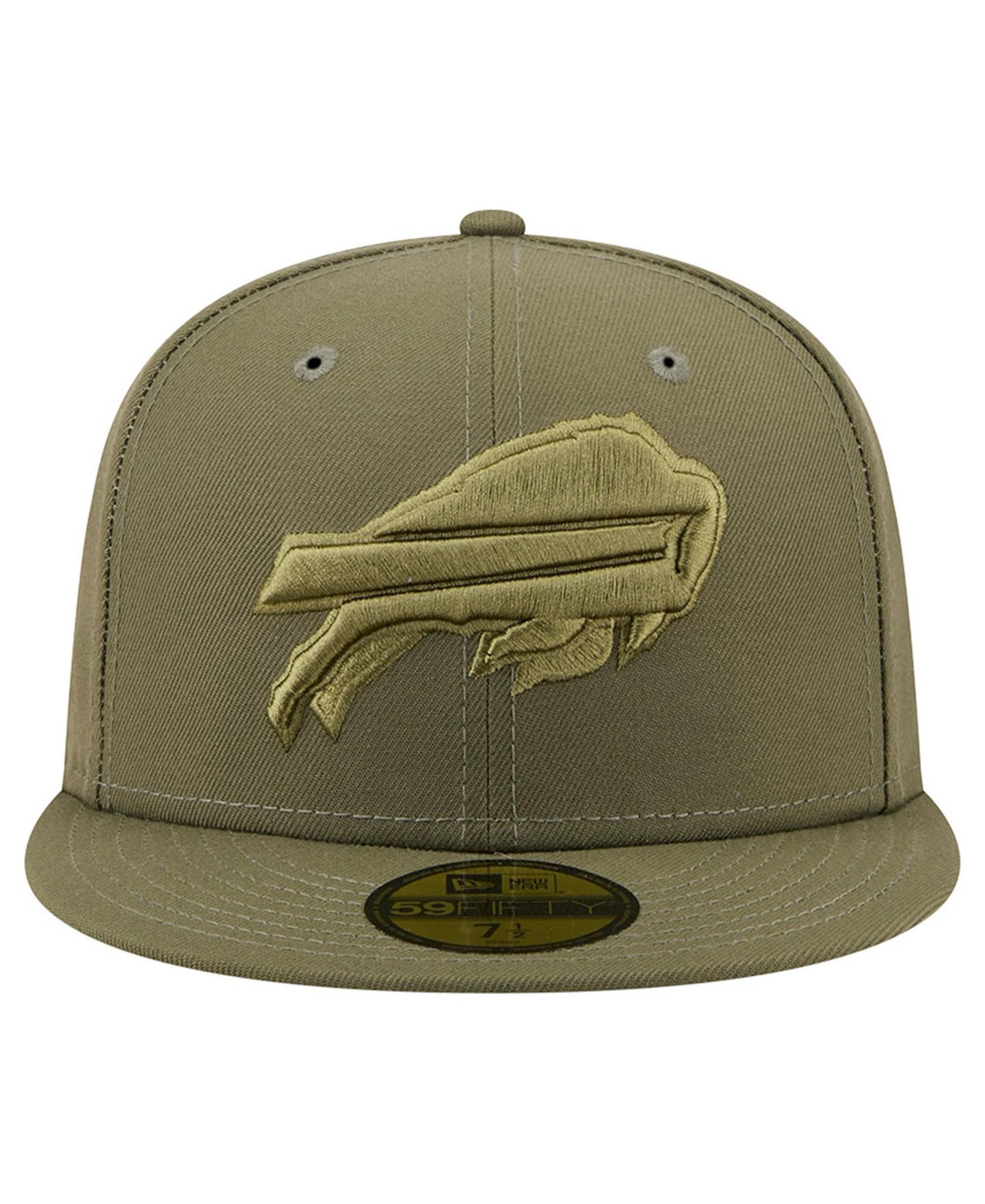 Мужские головные уборы New Era Olive Buffalo Bills Color Pack 59FIFTY Fitted Hat — фото 5