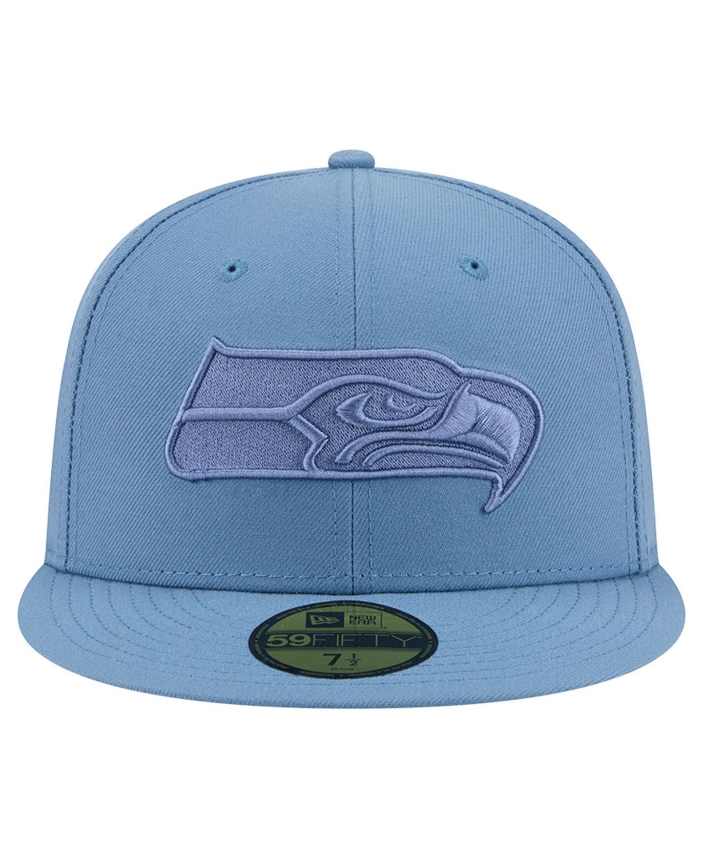 Мужские головные уборы New Era Blue Seattle Seahawks Color Pack 59FIFTY Fitted Hat — фото 5
