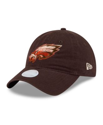 Women's Brown Philadelphia Eagles Pumpkin Spice 9TWENTY Adjustable Hat