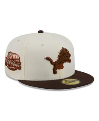 Men's Cream/Brown Detroit Lions Pumpkin Spice 59FIFTY Fitted Hat