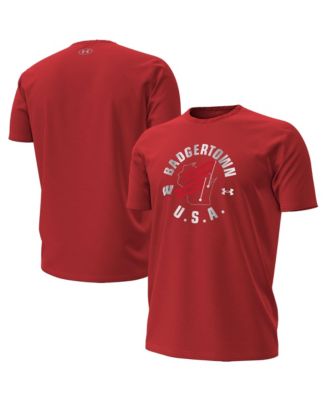 Men's Red Wisconsin Badgers 2026 Lambeau Field Collection Badgertown Performance T-Shirt
